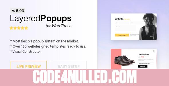 Layered Popups for WordPress v6.03