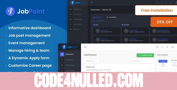 JobPoint v1.1 - Recruitment Management System - nulled
