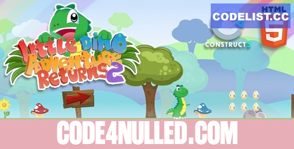 Little Dino Adventure Returns 2 - HTML5 Game Exported