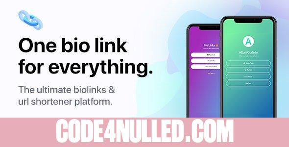 BioLinks v11.0.0 - Instagram & TikTok Bio Links & URL Shortener (SAAS Ready) - nulled