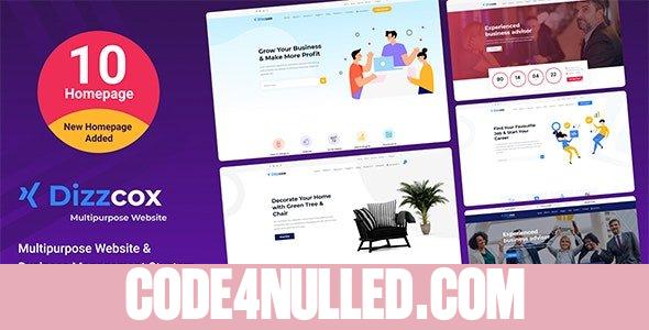 Dizzcox v2.3 - Multipurpose Website & Business Management System CMS - nulled