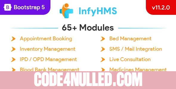 InfyHMS v11.2.0 - Smart Laravel Hospital Management System