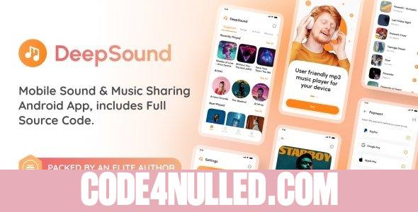 DeepSound Android v3.0 - Mobile Sound & Music Sharing Platform Mobile Android Application