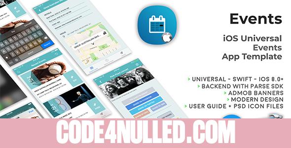 Events - iOS Universal Events App Template (Swift)