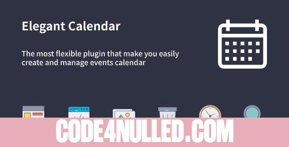 Elegant Calendar v1.1.0 - WordPress Events Calendar Plugin
