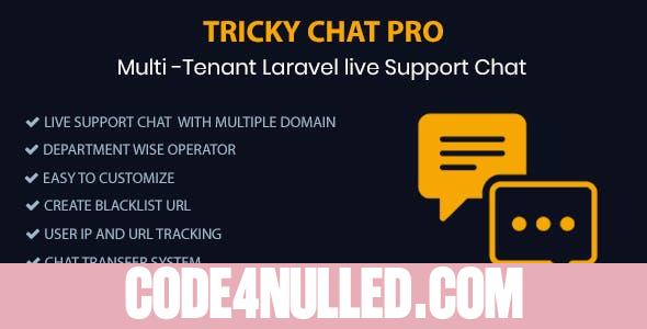 Tricky Chat Pro - Multi Tenant Live Support Chat