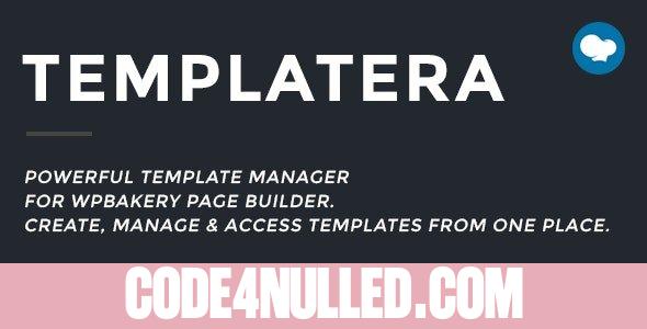 Templatera v2.0.4 - Template Manager for WPBakery Page Builder