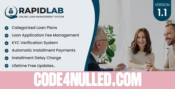 RapidLab v1.1 - Online Loan Management System - nulled