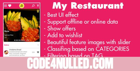 My Restaurant App