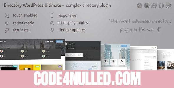 Directory ultimate PRO WordPress v1.0