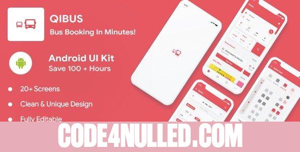 QIBus v2.0 - Bus booking android app ui template - Kotlin