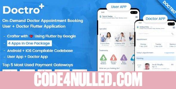 Doctor Appointment Booking v7.3.0 – Medicine Ordering Flutter App