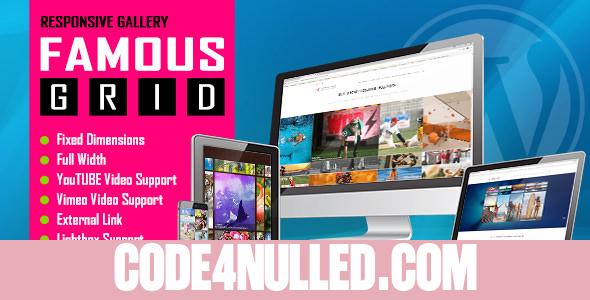 Famous v1.0 - Responsive Image And Video Grid