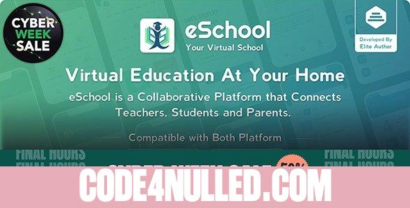 eSchool v1.0.3 - Virtual School Management System Flutter App with Laravel Admin Panel