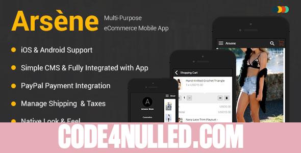 Arsene | iOS & Android eCommerce Mobile App