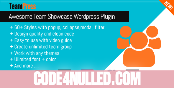 TeamPress v1.2 - Team Showcase plugin