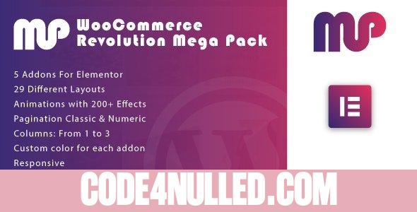 WooCommerce Revolution Mega Pack for Elementor v1.0