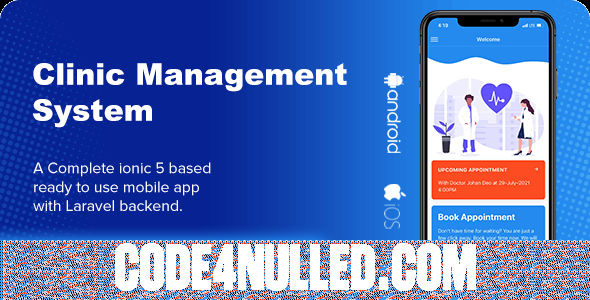 Appointment Booking and Scheduling App (ionic & Laravel) Android + ios v1.0
