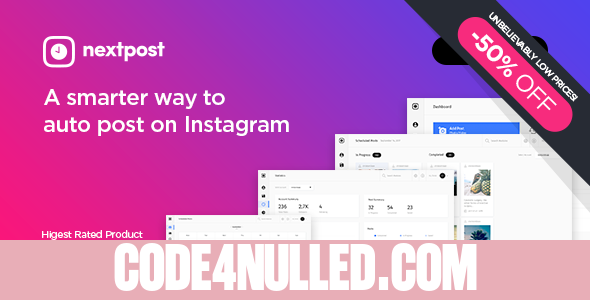 Nextpost Instagram v3.0.4 - Instagram Auto Post & Scheduler
