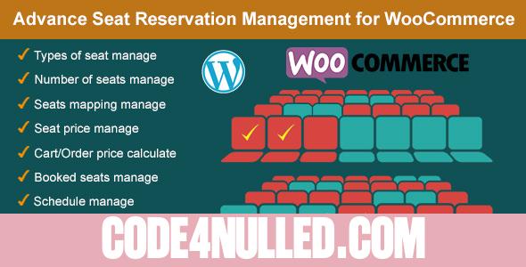 Advance Seat Reservation Management for WooCommerce v3.0