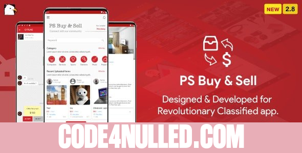 PS BuySell v2.8 - Olx, Mercari, Offerup, Carousell, Buy Sell Clone Classified App