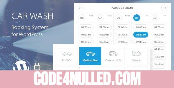 Car Wash Booking System for WordPress v2.5