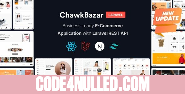 ChawkBazar Laravel v6.6.0 - React, Next, REST API Ecommerce With Multivendor - nulled