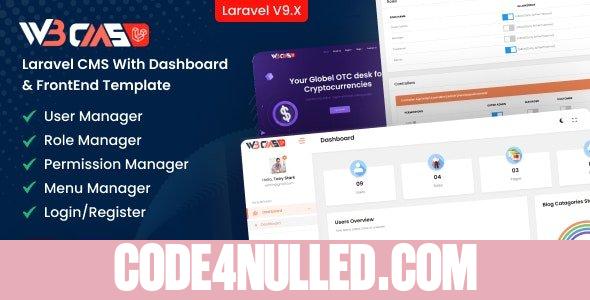 W3CMS-Laravel v1.2 - Content Management System