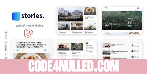 Stories v1.3 - Laravel Creative Multilingual Blog