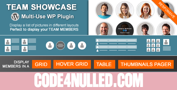 Team Showcase v1.9.6 - Codecanyon Wordpress Plugin