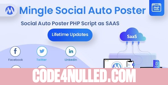 Mingle SAAS v5.3.1 - Social Auto Poster & Scheduler PHP Script - nulled