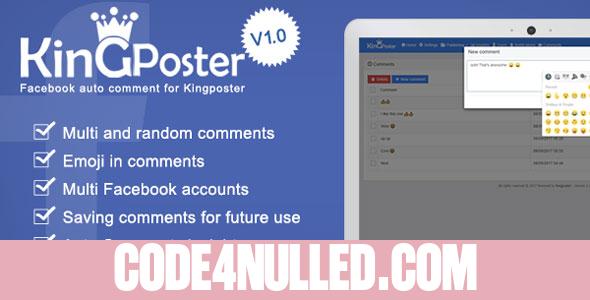 Facebook Auto comment v1.1.6 - Module for Kingposter
