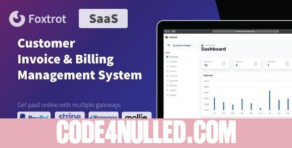 Foxtrot (SaaS) v1.0.9 - Customer, Invoice and Expense Management System