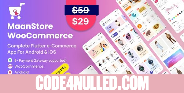 MaanStore v4.1 - Flutter eCommerce Full App ( Android & iOS )