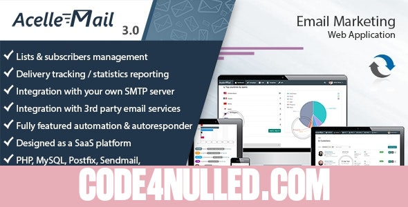 Acelle v4.0.22 p2 - Email Marketing Web Application - nulled