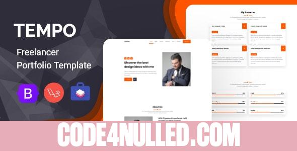 Tempo v1.1.0 - Multipurpose Website CMS & Freelancer Portfolio Script