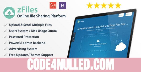 zFiles v1.0.5 - Online file Sharing Platform