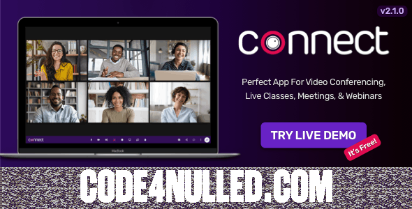 Connect v2.5.0 - Video Conference, Online Meetings, Live Class & Webinar, Whiteboard, Live Chat - nulled