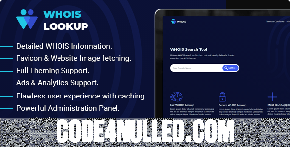 Whois Lookup v1.2 - PHP Whois Script