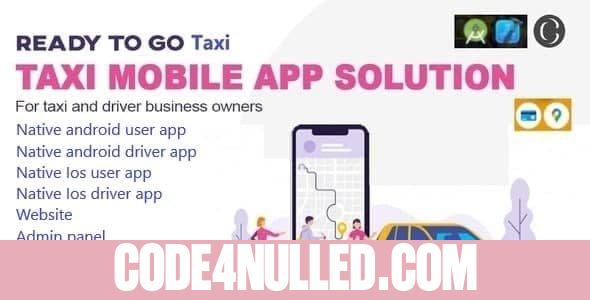 GoTaxi v1.0 - Taxi Mobile App Solution
