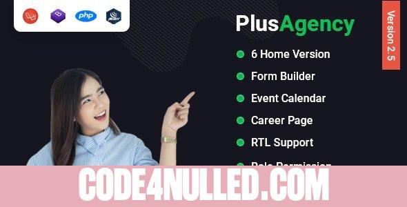 PlusAgency v2.5 - Multipurpose Website CMS & Business Agency Management System - nulled