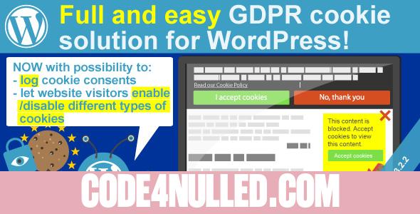 WeePie Cookie Allow v3.2.2 - Easy & Complete Cookie Consent