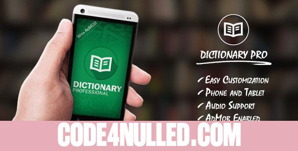 Dictionary Pro Template with AdMob