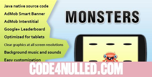 Monsters Game with AdMob and Leaderboard