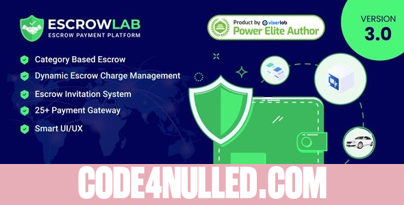 EscrowLab v3.0 - Escrow Payment Platform - nulled