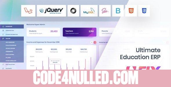 InfixEdu v6.4.2 - School Management System Software - nulled