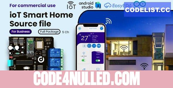 ioT Smart Home Automation Android App + Circuit + Gerber v3.0