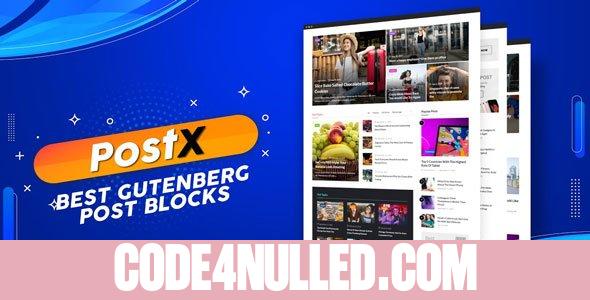 PostX Pro v1.7.2 - Gutenberg Post Blocks