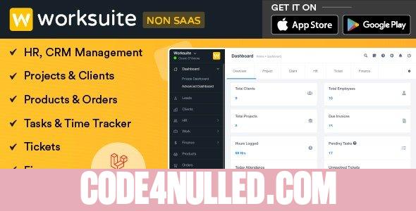 WORKSUITE v5.3.9 - HR, CRM and Project Management - nulled