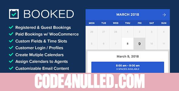 Booked v2.2.4 - Appointment Booking for WordPress